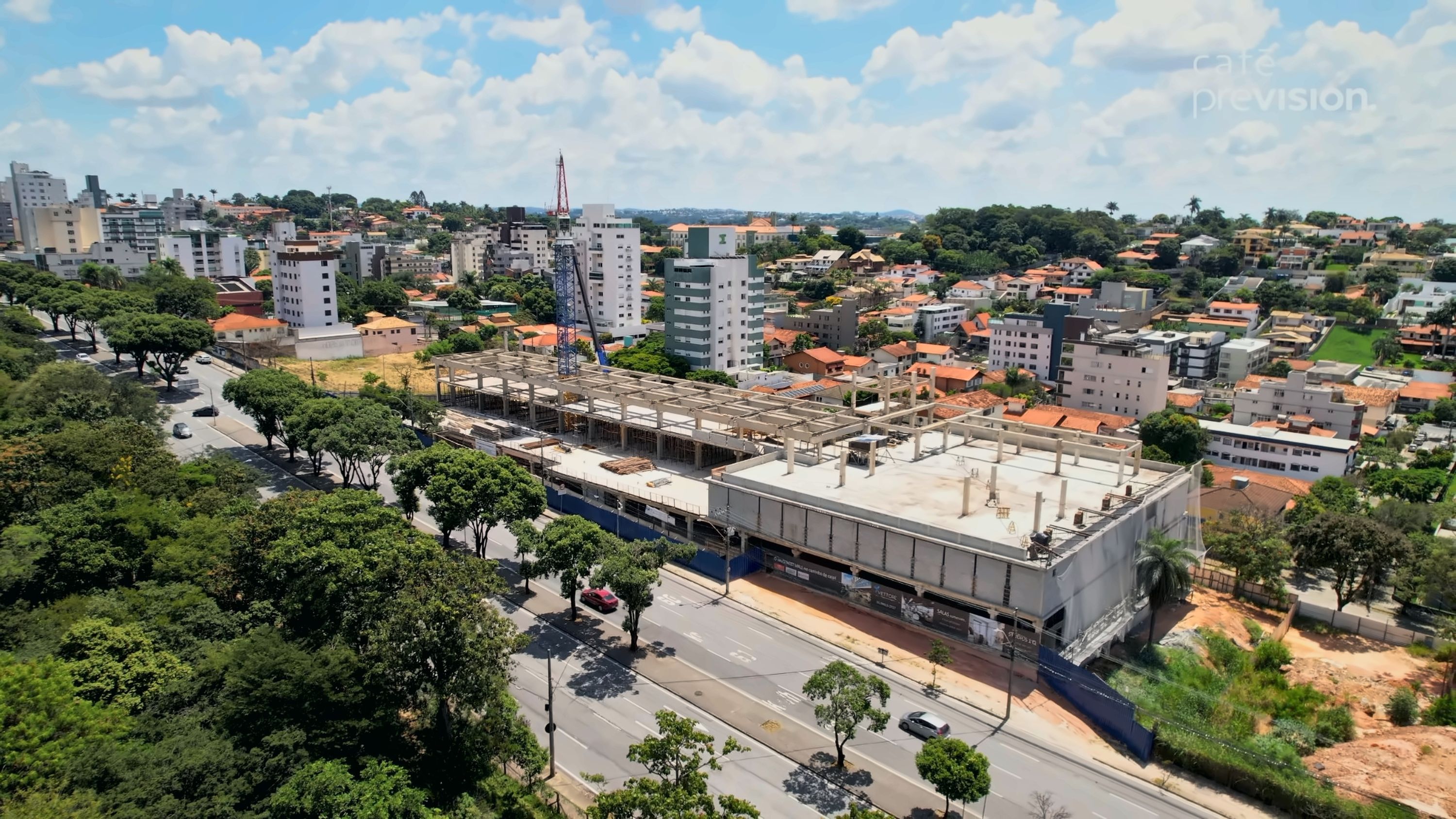 Vista aérea de empreendimento registrada pela XDRONES.