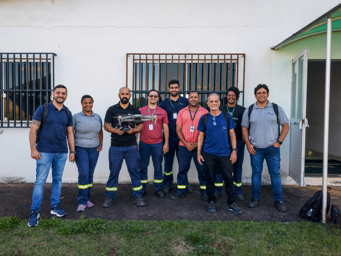 Ambiente de treinamento e equipamentos utilizados nos cursos da XDRONES.